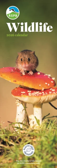 Rspb Wildlife Slim Calendar 2026