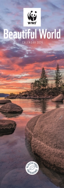 Wwf Beautiful World Slim Calendar 2026