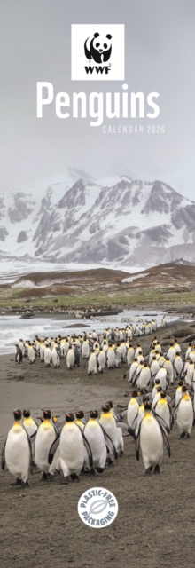 Wwf Penguins Slim Calendar 2026