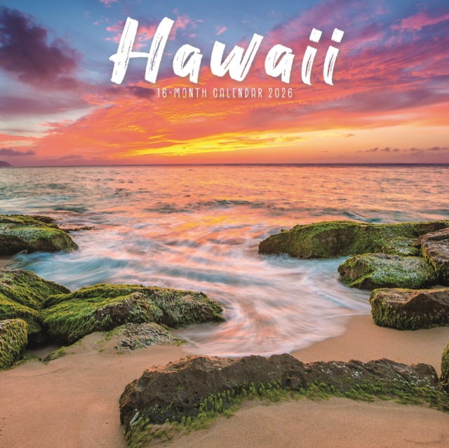 Hawaii Square Wall Sunday Start Calendar