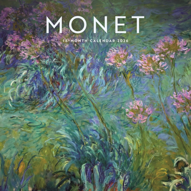 Monet Square Wall Sunday Start Calendar