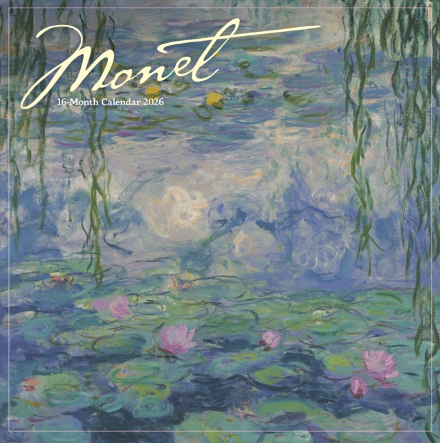 Monet Square Wall Calendar 2026