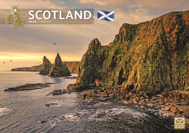 Scotland A4 Calendar 2024