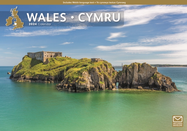 Wales A4 Calendar 2024