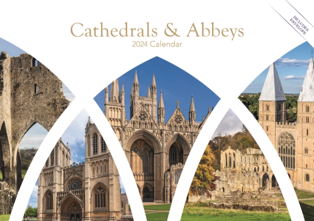 Cathedrals and Abbeys A5 Calendar 2024