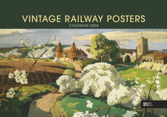 Vintage Railway Posters National Railway Museum A4 Calendar 2024