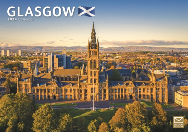 Glasgow A4 Calendar 2024