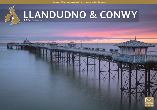 Llandudno and Conwy A4 Calendar 2024