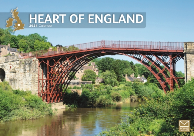 Heart Of England A4 Calendar 2024