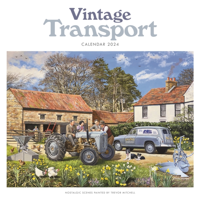 Vintage Transport, Trevor Mitchell Wiro Wall Calendar 2024