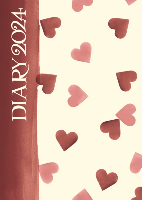 Emma Bridgewater Pink Hearts A6 Diary 2024