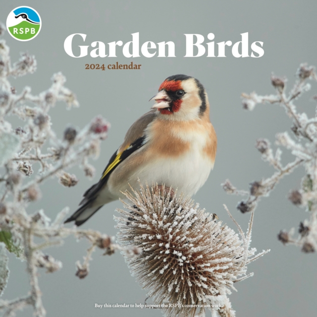 RSPB Garden Birds Square Wall Calendar 2024