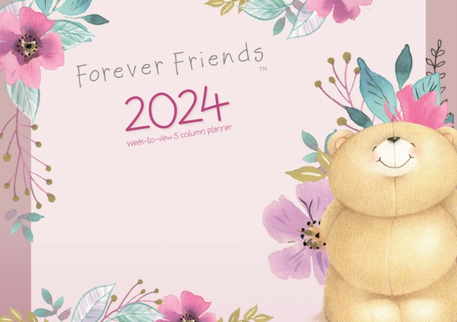 Forever Friends Week-to-View Planner A4 Calendar 2024