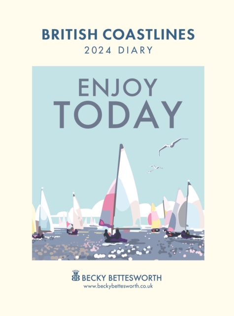 British Coastlines, Becky Bettesworth Deluxe A5 Diary 2024