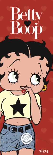 Betty Boop Slim Calendar 2024