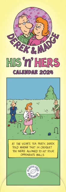 Derek & Madge His n Hers Planner Slim Calendar 2024