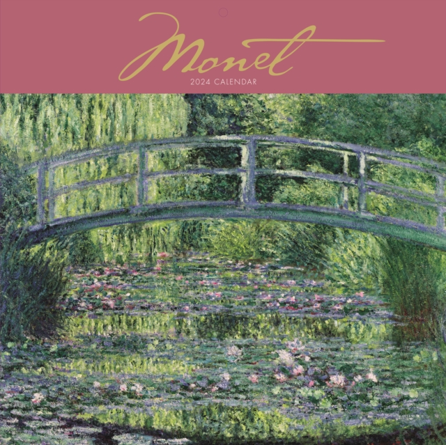 Monet Square Wall Calendar 2024