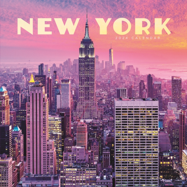 New York Square Wall Calendar 2024