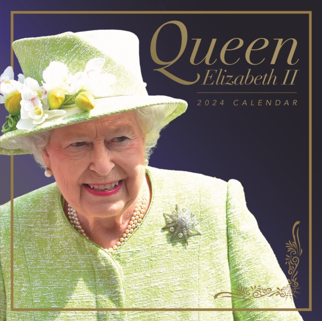 Queen Elizabeth II Square Wall Calendar 2024