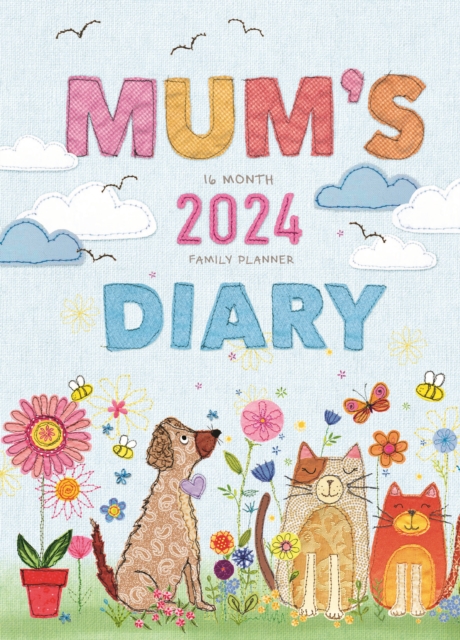 Mum's Fabric Planner A5 Diary 2024