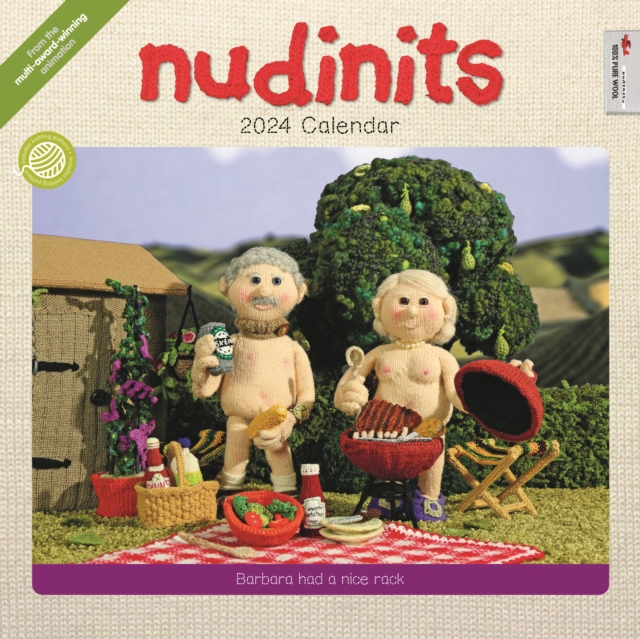 Nudinits Square Wall Calendar 2024