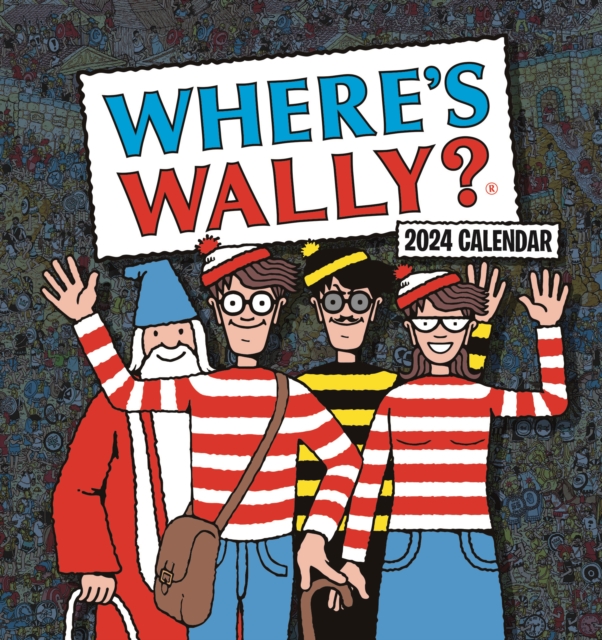 Where's Wally Easel Desk Calendar 2024