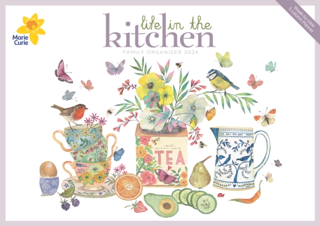 Marie Curie, Life in the Kitchen Planner A4 Calendar 2024