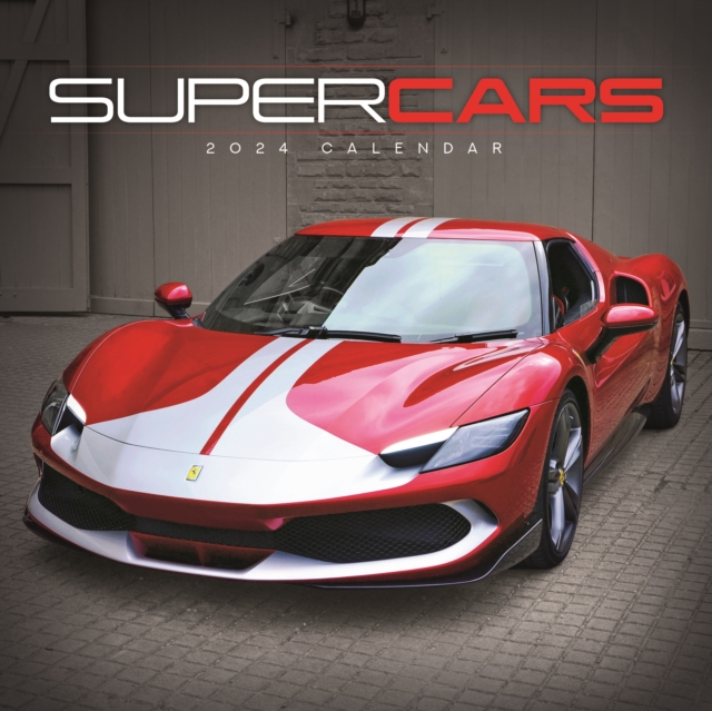 Supercars Square Wall Calendar 2024