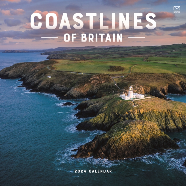 Coastlines of Britain Square Wall Calendar 2024