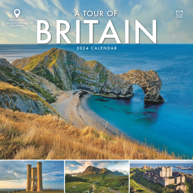 Tour of Britain Wiro Wall Calendar 2024