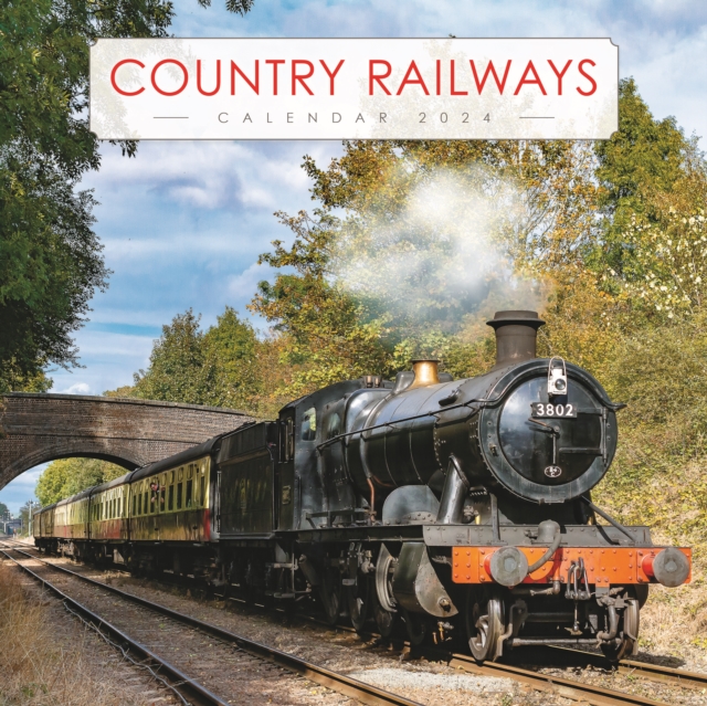 Country Railways Wiro Wall Calendar 2024