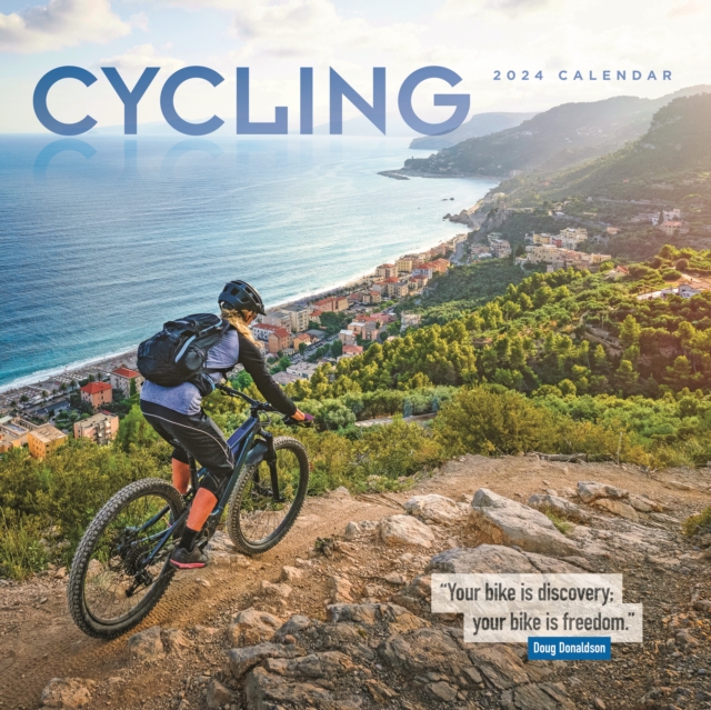 Cycling Square Wall Calendar 2024