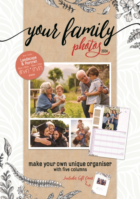 Your Family Photos Planner A3 Calendar 2024