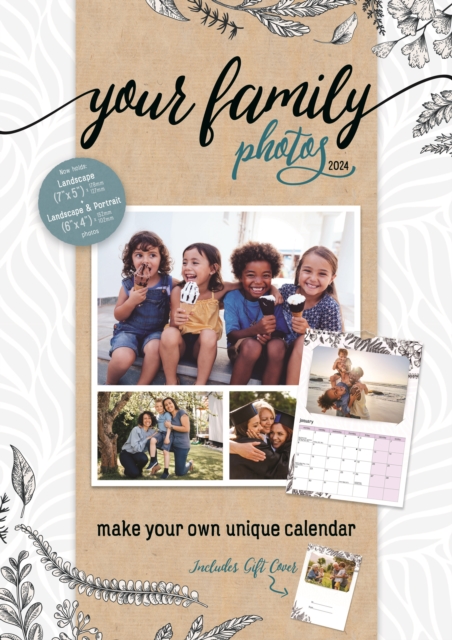 Your Family Photos A4 Calendar 2024