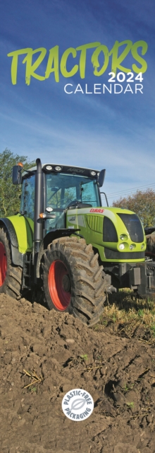 Tractors Slim Calendar 2024