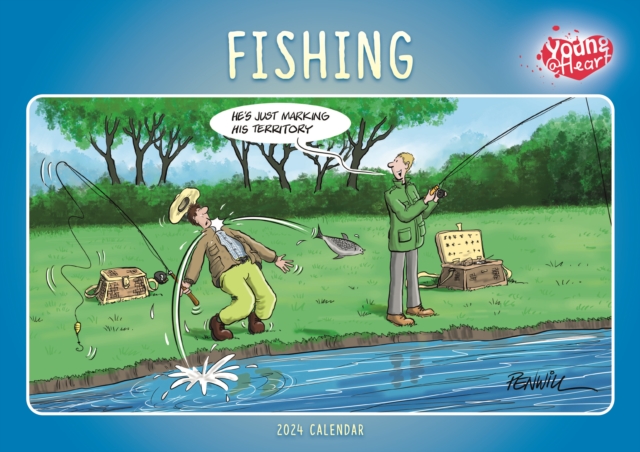 Fishing, Young At Heart A4 Calendar 2024