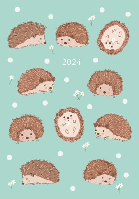 Hedgehogs A6 Diary  2024