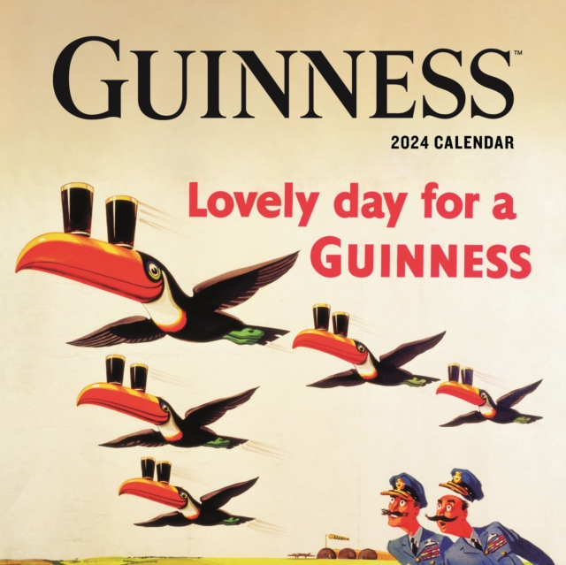 Guinness, Poster Art Square Wall  Calendar 2024