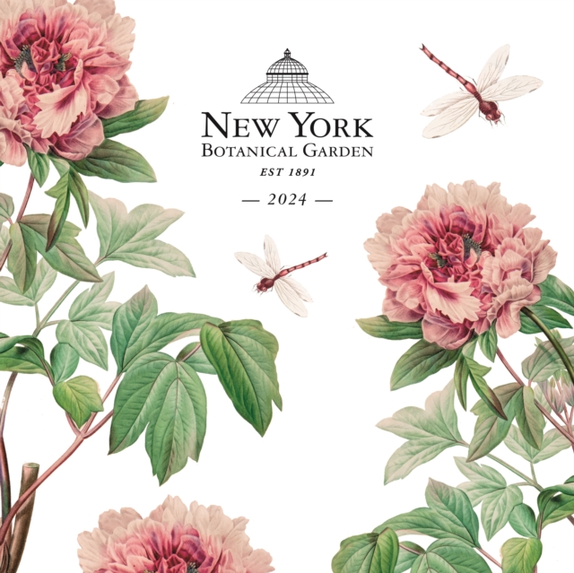 New York Botanical Gardens Illustrated Square Wall Sunday Start  Calendar 2024