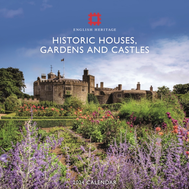 English Heritage Historic House, Gardens & Castles Square Wall Calendar 2024