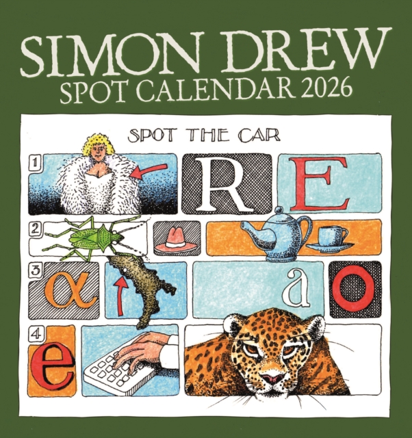 Simon Drew Easel Desk Calendar 2026