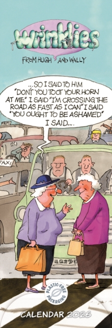 Wrinklies Slim Calendar 2026