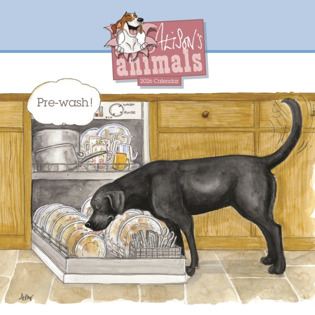 Alisons Animals Wiro Wall Calendar 2026