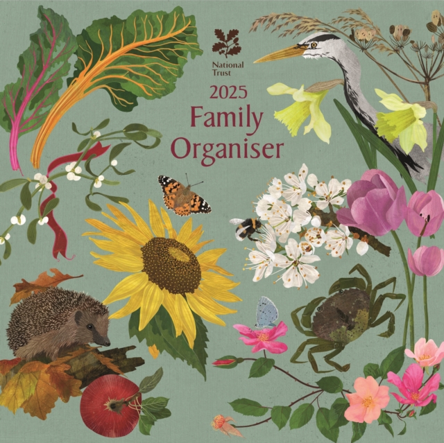 National Trust Week-to-View Planner Wall Calendar 2025