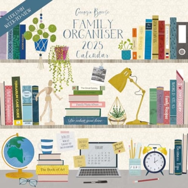 Georgia Breeze Week-to-View Planner Wall Calendar 2025