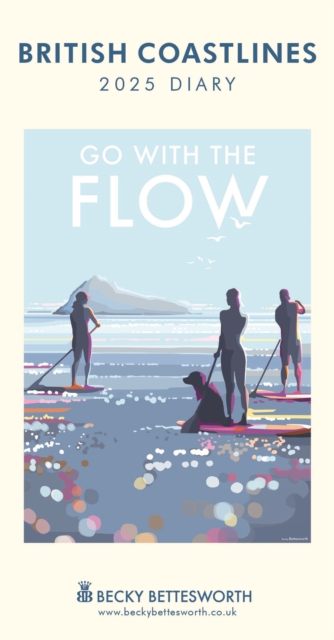 British Coastlines, Becky Bettesworth Deluxe Slim Diary 2025