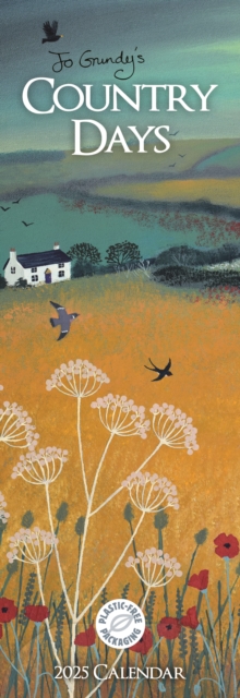 Country Days, Jo Grundy Slim Calendar 2025