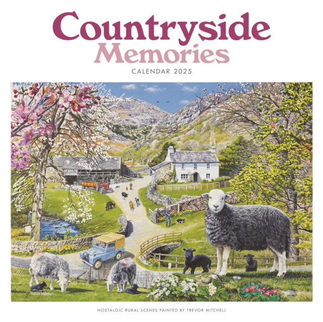 Countryside Memories, Trevor Mitchell Wiro Wall Calendar 2025