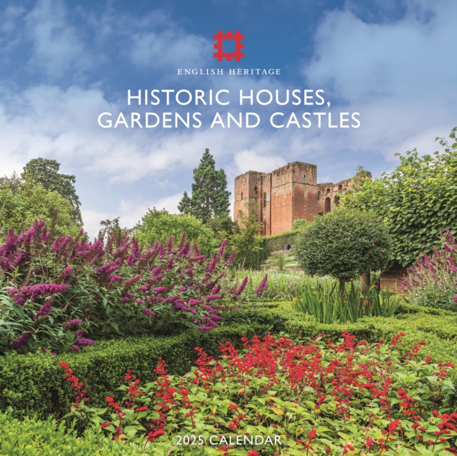 English Heritage Historic House, Gardens & Castles Square Wall Calendar 2025