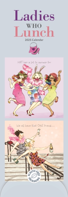 Ladies Who Lunch Slim Calendar 2025